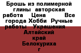 Брошь из полимерной глины, авторская работа. › Цена ­ 900 - Все города Хобби. Ручные работы » Украшения   . Алтайский край,Белокуриха г.